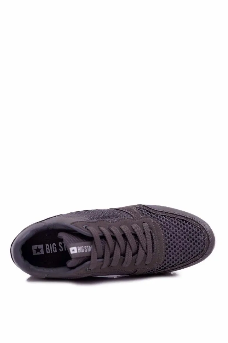 Online Sportowe Męskie Buty Big Star Szare DD174109 Męskie Trampki Męskie Big Star|Obuwie Sportowe Męskie