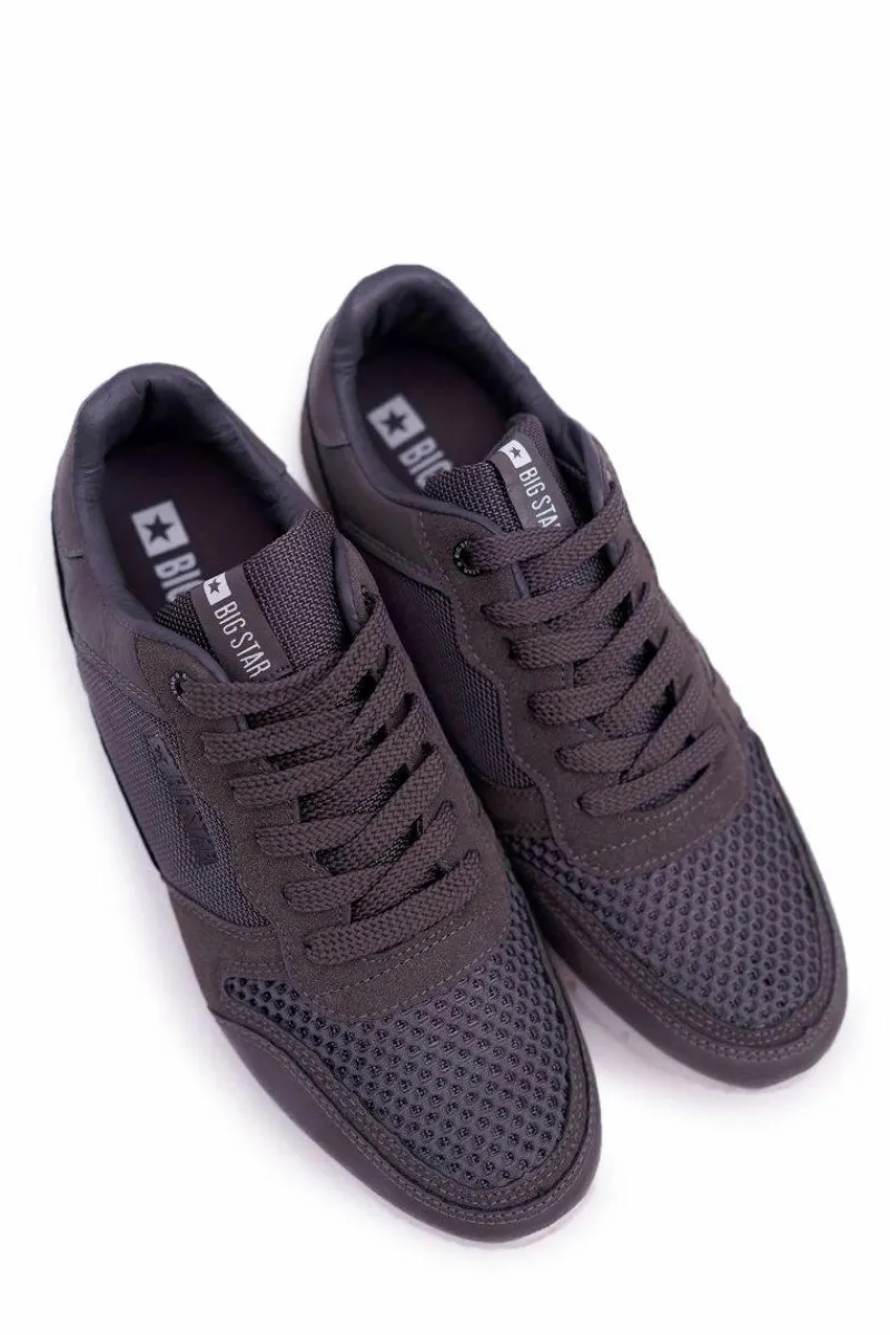 Online Sportowe Męskie Buty Big Star Szare DD174109 Męskie Trampki Męskie Big Star|Obuwie Sportowe Męskie