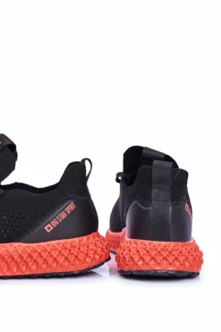 Discount Sportowe Męskie Buty Big Star Czarne FF174234 Męskie Obuwie Sportowe Męskie