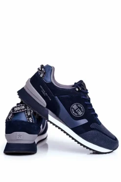 Clearance Big Star Shoes Sportowe Męskie Buty Sneakersy Big Star Granatowe GG174547