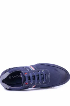 Outlet Boto Sportowe Męskie Granatowe Półbuty Casual Henry