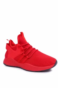 Online Boto Sportowe Męskie Lekkie Buty Czerwone Regor