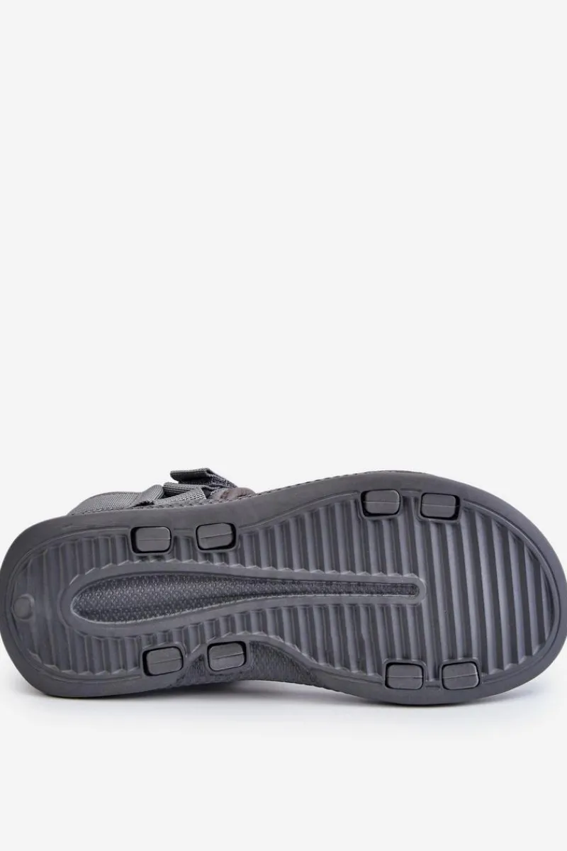 Sandały Męskie|Sandały Big Star>Big Star Shoes Sportowe Męskie Sandały Big Star HH174843 Szare