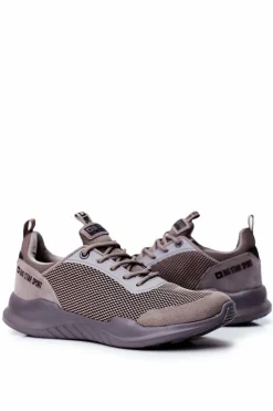 Sportowe Obuwie Męskie Big Star Szare FF174178 Męskie Obuwie Sportowe Męskie