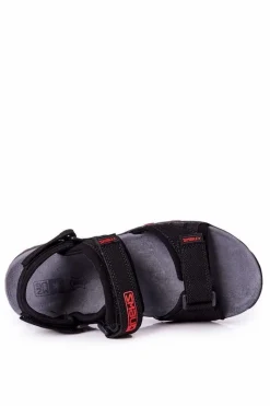 Best Evento Sportowe Sandały Męskie Czarne Else