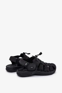 Clearance Lee Cooper Sportowe Sandały Męskie LCW-24-03-2313M Czarne