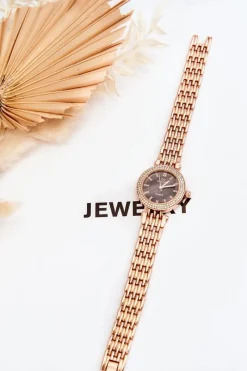 Zegarki>Giorgio&Dario Stalowy Damski Zegarek Różowe Złoto