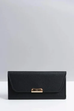 Online Stylowy Duży Czarny Portfel Damski Portfele