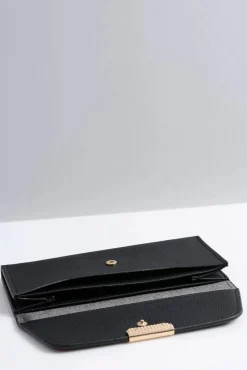 Online Stylowy Duży Czarny Portfel Damski Portfele