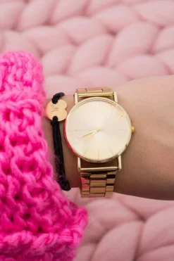 Zegarki>Boto Stylowy Złoty Damski Zegarek z Bransoletą