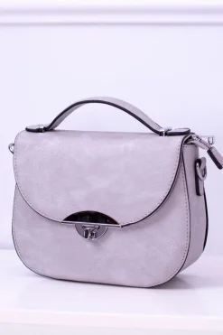 Best Boto Szara Damska Torebka Listonoszka Kuferek