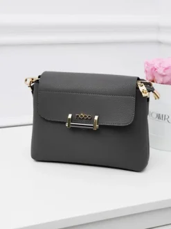 Torebki Nobo|Listonoszki>Nobo Szara Damska Torebka Listonoszka NBAG-F0330-C019