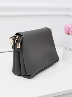 Torebki Nobo|Listonoszki>Nobo Szara Damska Torebka Listonoszka NBAG-F0330-C019