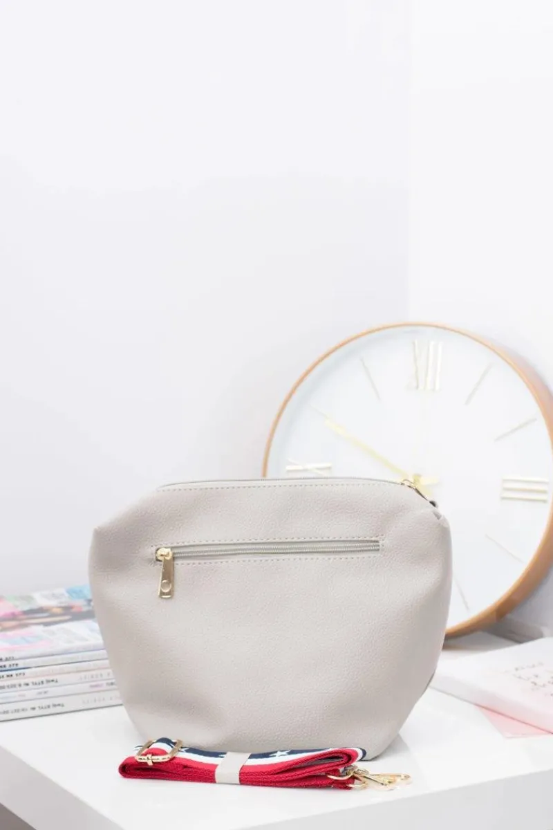 Torebki Klasyczne>Boto Szara Torebka Damska A4 Shopper Bag