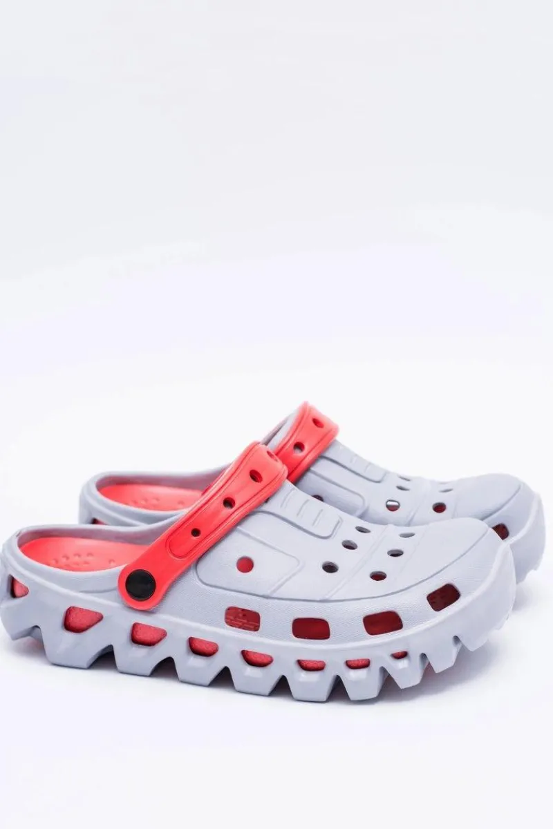 Sale Boto Szare Męskie Ogrodowe Lekkie Klapki Kroksy Eva