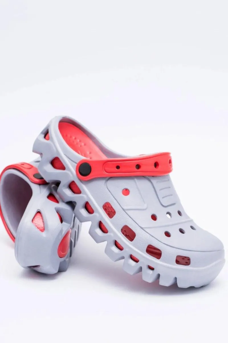 Sale Boto Szare Męskie Ogrodowe Lekkie Klapki Kroksy Eva