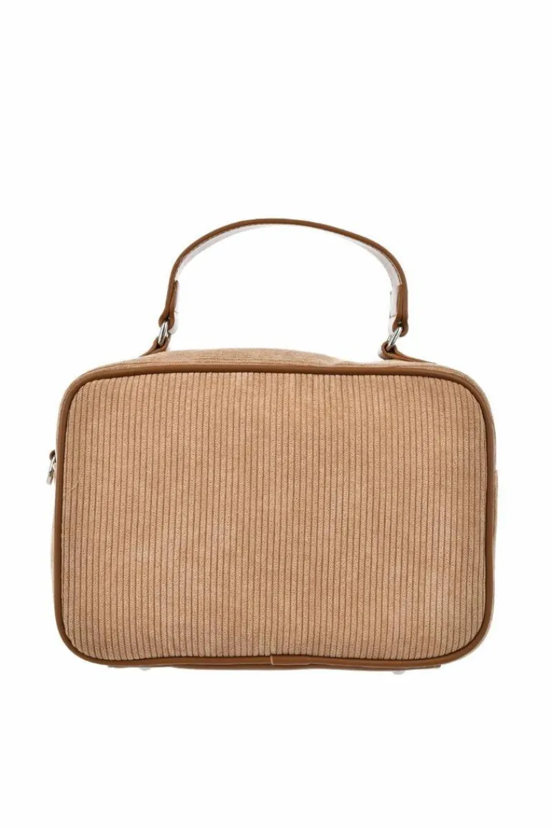 Sale Big Star Shoes Sztruksowa Torebka Big Star OO574084 Beżowa Beżowy