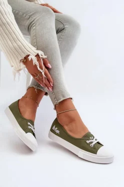 New Lee Cooper Tenisówki Trampki Damskie LCW-24-31-2729 Zielone
