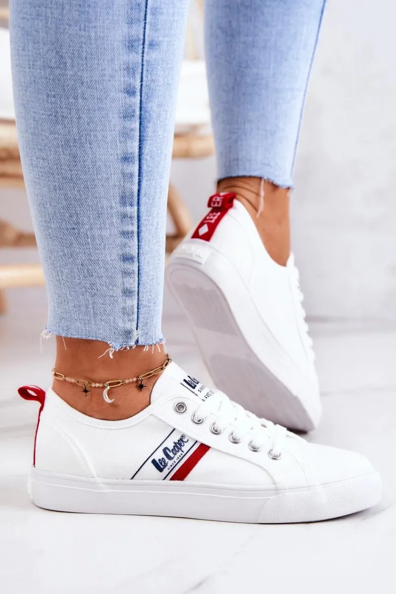 New Lee Cooper Tenisówki Trampki LCW-22-31-0830L Białe