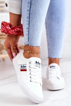 New Lee Cooper Tenisówki Trampki LCW-22-31-0830L Białe