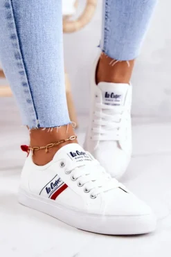 New Lee Cooper Tenisówki Trampki LCW-22-31-0830L Białe