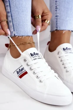 New Lee Cooper Tenisówki Trampki LCW-22-31-0830L Białe