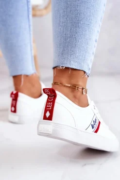 New Lee Cooper Tenisówki Trampki LCW-22-31-0830L Białe