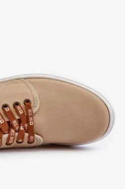 Tenisówki Trampki Męskie Big Star NN176001 Memory Foam System Beżowe Męskie Trampki Męskie Big Star|Trampki Niskie