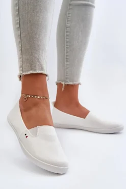 Online Tenisówki Trampki Slip-On Damskie Białe Adrancia Damskie Trampki Damskie Slip-On|Trampki Damskie Niskie