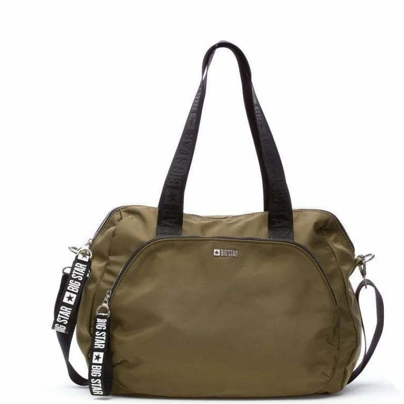 Torebki Klasyczne>Big Star Shoes Torba Damska Duża BIG STAR Zielona GG574141