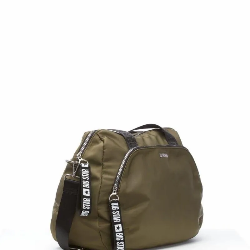 Torebki Klasyczne>Big Star Shoes Torba Damska Duża BIG STAR Zielona GG574141