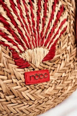 Torba Plażowa Damska Słomkowy Koszyczek NBAG-XI0320-C005 Torebki Plażowe|Torebki Nobo