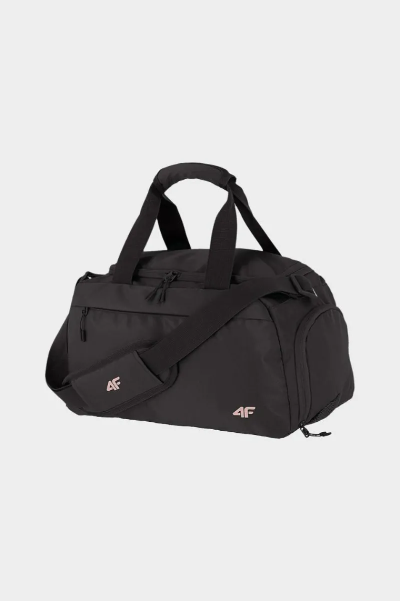 Torby Podróżne>4F Torba Sportowa Treningowa WAW24ATBAU009-20S Czarna