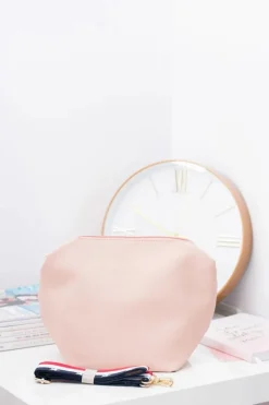 Clearance Torebka Damska A4 Shopper Bag Pudrowy Róż Torebki Klasyczne