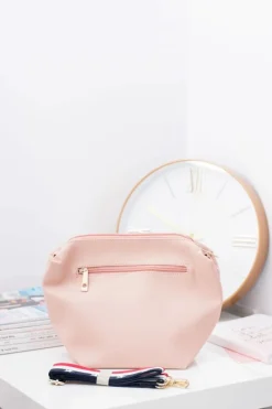 Clearance Torebka Damska A4 Shopper Bag Pudrowy Róż Torebki Klasyczne