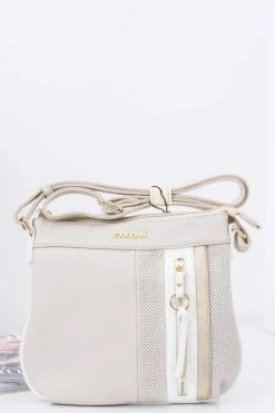 Outlet Monnari Torebka Damska Beżowa na Ramię Listonoszka