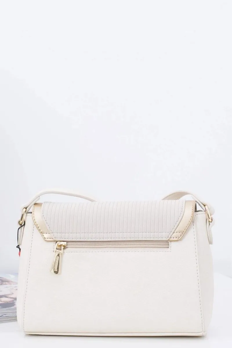 Torebki Monnari|Listonoszki>Monnari Torebka Damska Beżowa Torba Listonoszka