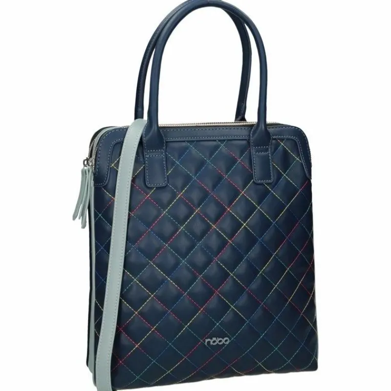 Outlet Nobo Torebka Damska Klasyczna Pikowana Granatowa G1350-C013