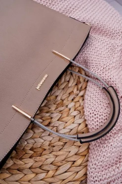 Torebki Monnari|Torebki Klasyczne>Monnari Torebka Damska Klasyczna Beżowa BAGA730-015