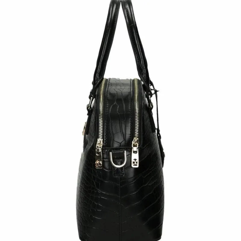 Torebki Nobo|Torebki Kuferki>Nobo Torebka Damska Klasyczna Kuferek Czarna H0410-C020