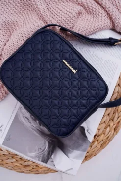Best Monnari Torebka Damska Klasyczna Granatowa BAGB140-013