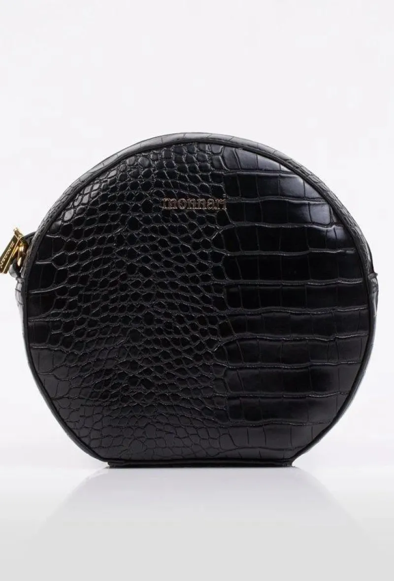 Outlet Monnari Torebka Damska Kuferek Czarny BAG9350-020