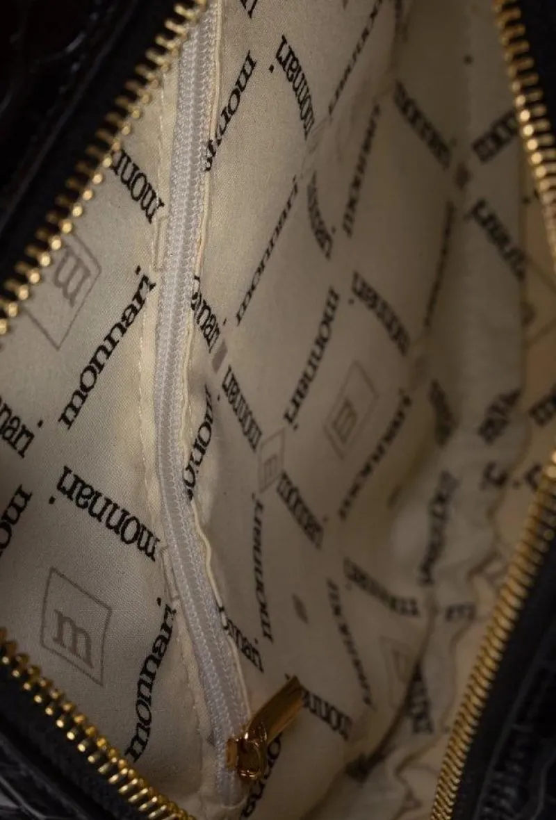 Outlet Monnari Torebka Damska Kuferek Czarny BAG9350-020