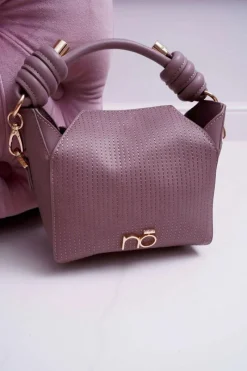 Best Torebka Damska Kuferek Fioletowa NBAG-H2790-C014 Torebki Nobo|Torebki Kuferki