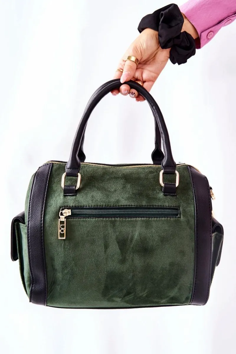 Best Nobo Torebka Damska Kuferek Zielona NBAG-L1902-C008