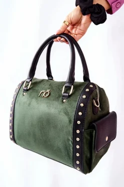 Best Nobo Torebka Damska Kuferek Zielona NBAG-L1902-C008