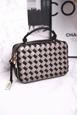 Torebki Nobo|Torebki Klasyczne>Nobo Torebka Damska Listonoszka NBAG-J2610-CM20 Czarna Złota