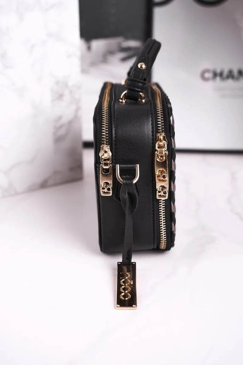 Torebki Nobo|Torebki Klasyczne>Nobo Torebka Damska Listonoszka NBAG-J2610-CM20 Czarna Złota