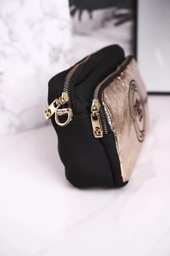 New Torebka Damska Listonoszka NBAG-J2530-CM23 Czarna Złota Torebki Nobo|Torebki Klasyczne