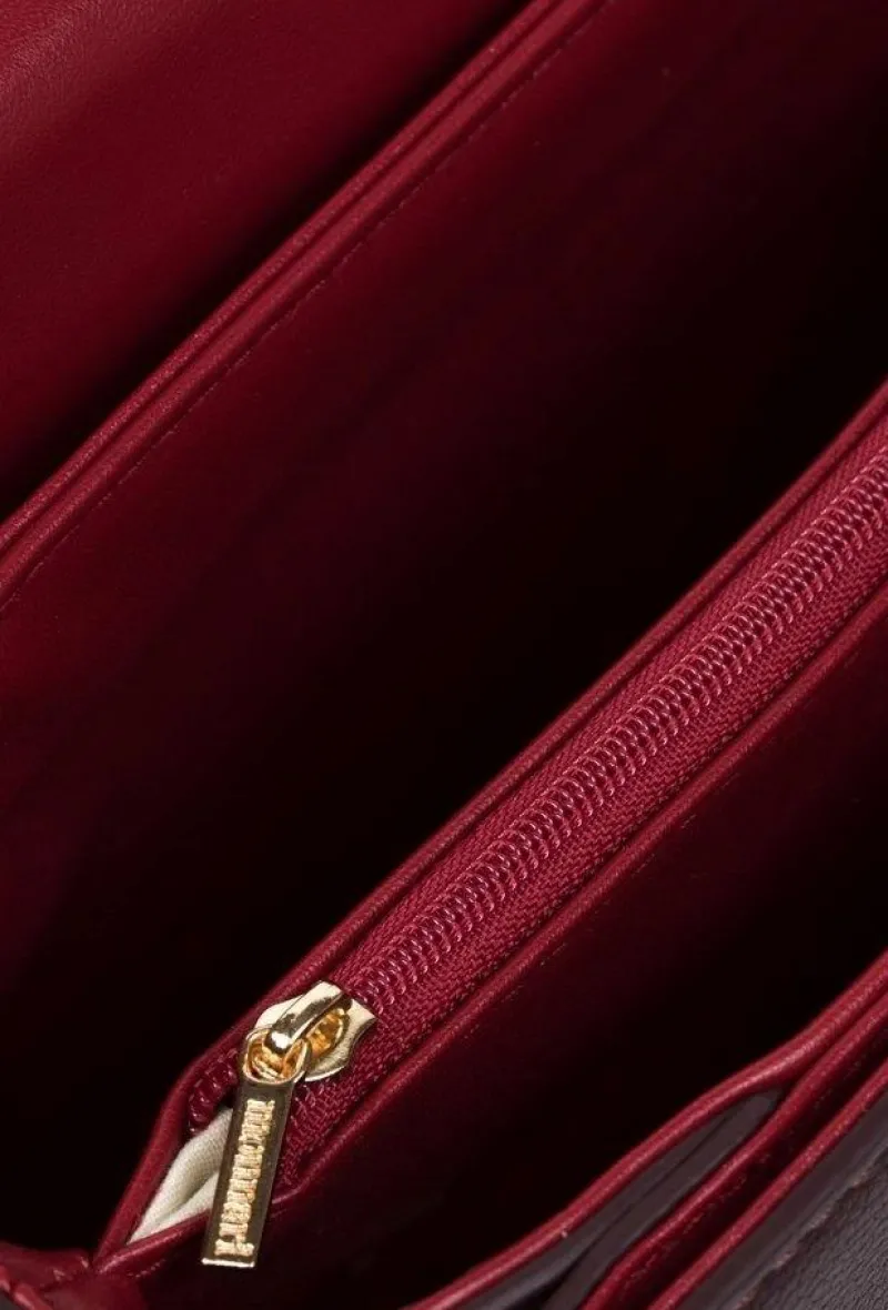 Torebki Monnari|Listonoszki>Monnari Torebka Damska Listonoszka Bordowa BAG9280-M05